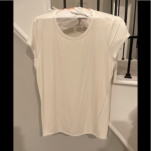 Stretchy express cap sleeve blouse size XL